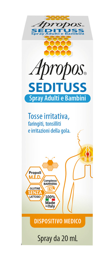 APROPOS SEDITUSS SPRAY ADULTI/BAMBINI 20 ML - Farmapre