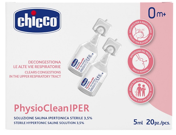 CHICCO SOLUZIONE HYPERTONIC 5 ML 20 PEZZI - Farmapre