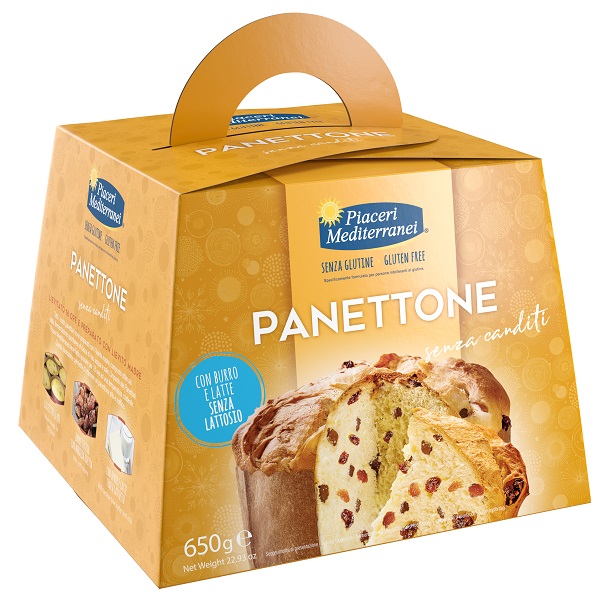 PIACERI MEDITERRANEI PANETTONE SENZA CANDITI 650 G - Farmapre
