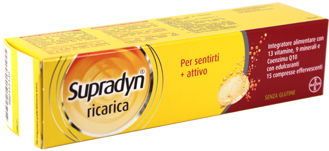 SUPRADYN RICARICA 15 COMPRESSE EFFERVESCENTI - Farmapre