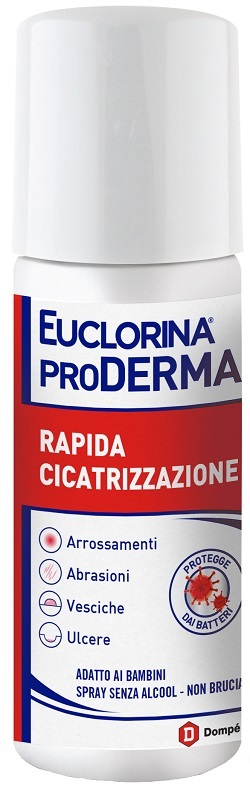 EUCLORINA PRODERMA RAPIDA CICATRIZZAZIONE SPRAY 125 ML - Farmapre