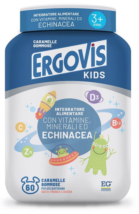 ERGOVIS KIDS 60 CARAMELLE GUSTOSE - Farmapre