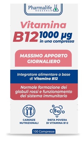 VITAMINA B12 100 COMPRESSE VITACURVEG - Farmapre
