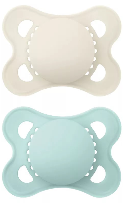 MAM SUCCHIETTO ORIGINAL 2-6 MESI SILICONE NEUTRO 2 PEZZI - Farmapre