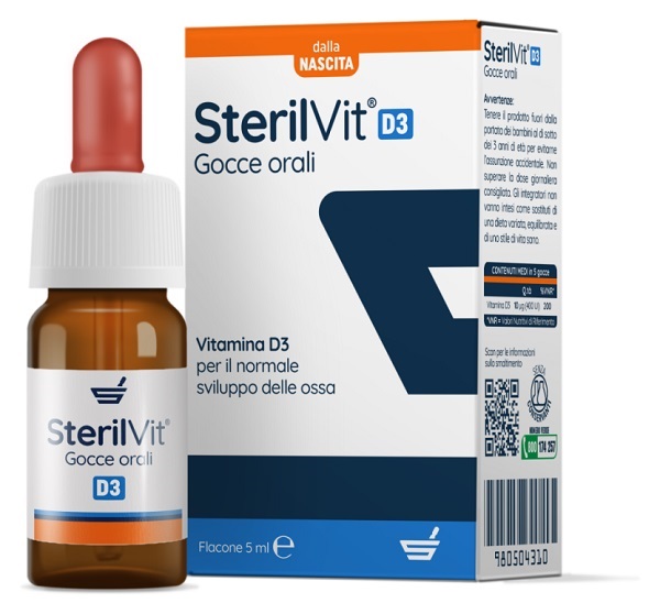 STERILVIT D3 GOCCE 5 ML - Farmapre