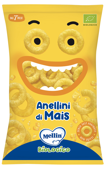 MELLIN SNACK BIO ANELLINI MAIS 15 G - Farmapre