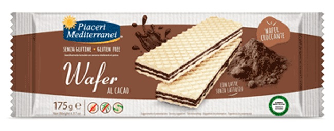 PIACERI MEDITERRANEI WAFER CACAO 175 G - Farmapre