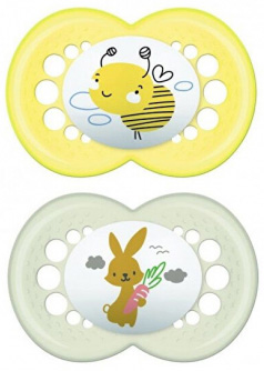 MAM SUCCHIETTO ORIGINAL 16+ SILICONE NEUTRO 2 PEZZI - Farmapre