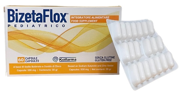 BIZETAFLOX PEDIATRICO 60 CAPSULE DA 500 MG - Farmapre