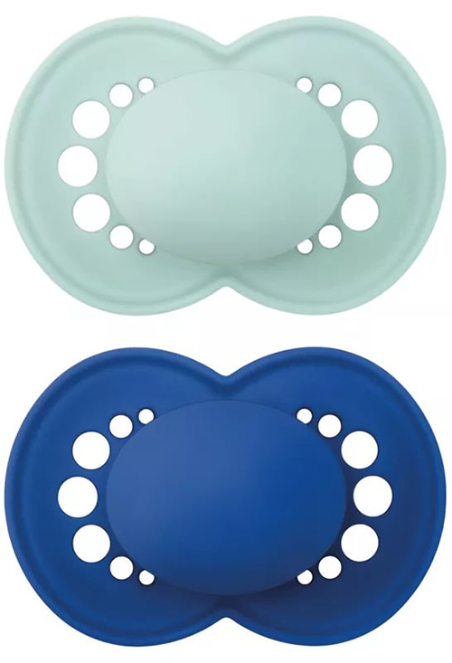 MAM SUCCHIETTO ORIGINAL NIGHT 16+ SILICONE MASCHIO 2 PEZZI - Farmapre
