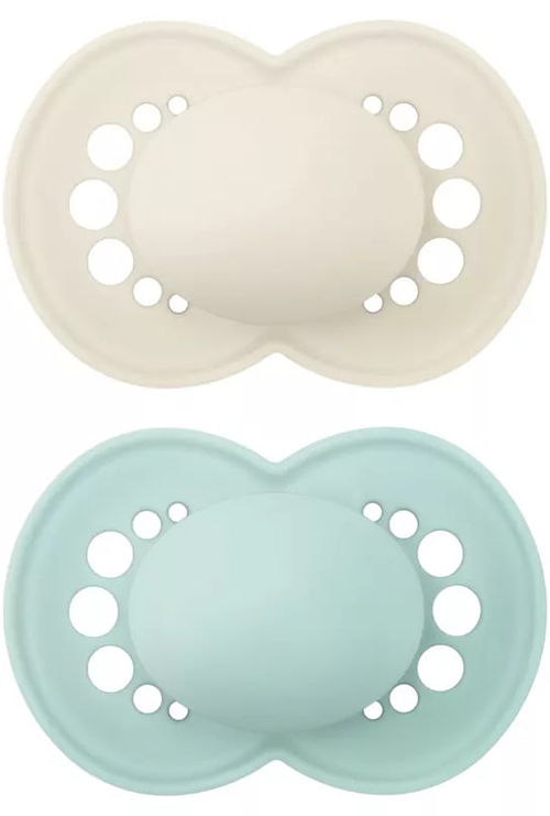 MAM SUCCHIETTO ORIGINAL NIGHT 16+ SILICONE NEUTRO 2 PEZZI - Farmapre