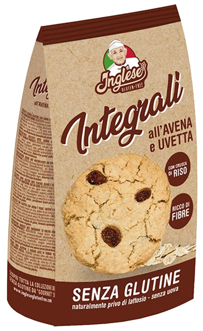 INGLESE BISCOTTI AVENA UVETTA 300 G - Farmapre