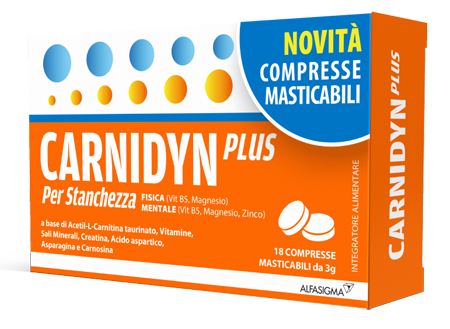 CARNIDYN PLUS 18 COMPRESSE MASTICABILI - Farmapre