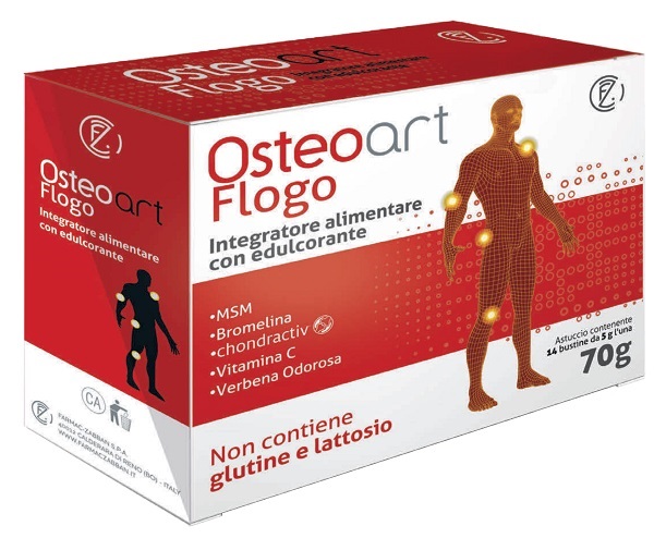 OSTEOART FLOGO 14 BUSTINE CON EDULCORANTE SENZA GLUTINE E LATTOSIO - Farmapre
