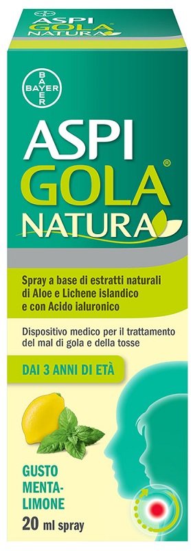 ASPI GOLA NATURA SPRAY MENTA LIMONE 20 ML - Farmapre