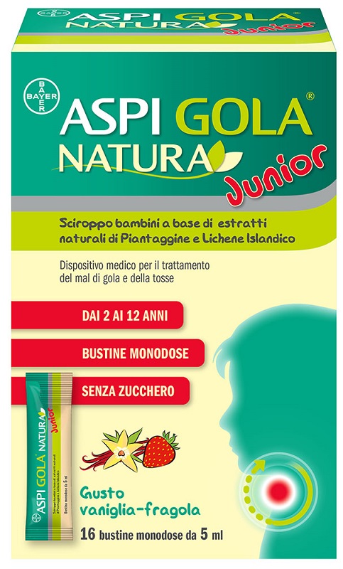 ASPI GOLA NATURA JUNIOR 16 BUSTINE MONODOSE DA 5 ML - Farmapre