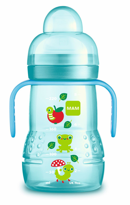MAM TRAINER 220 ML 4+ BECCUCCIO SOFT SILICONE FEMMINA - Farmapre
