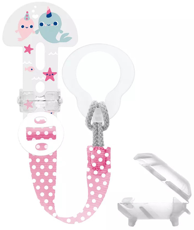 MAM CLIP IT&COVER PORTASUCCHIETTO 0+ FEMMINA - Farmapre
