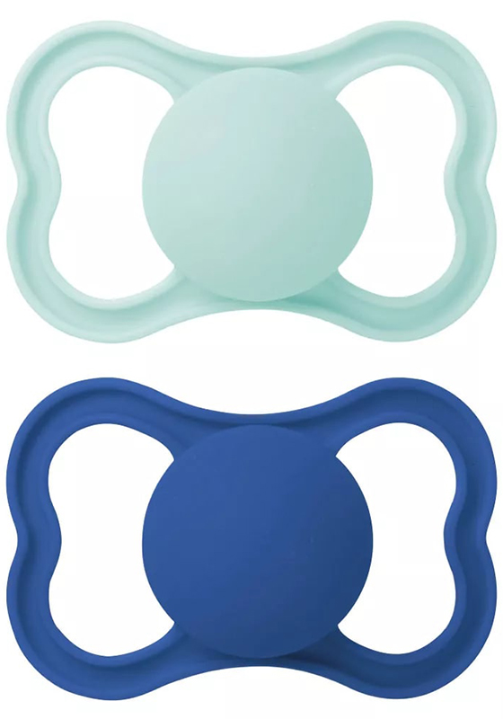 MAM AIR SUCCHIETTO 16+ MESI SILICONE MASCHIO 2 PEZZI - Farmapre