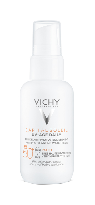 CAPITAL SOLEIL UV-AGE FLUIDO ANTI-FOTOINVECCHIAMENTO SPF50+ 40 ML - Farmapre