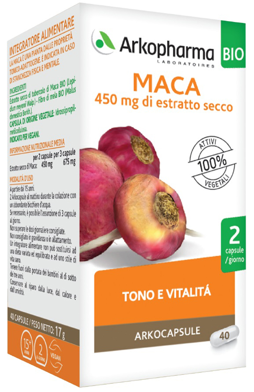 ARKO CAPSULE MACA BIO 40 CAPSULE - Farmapre