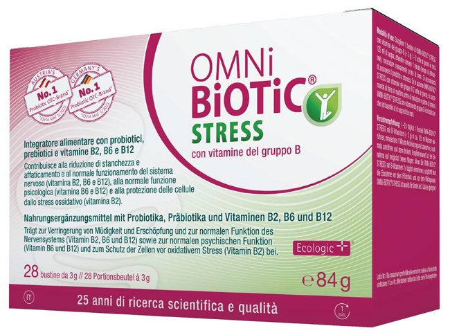 OMNI BIOTIC STRESS VITAMINE GRUPPO B 28 BUSTINE DA 3 G - Farmapre