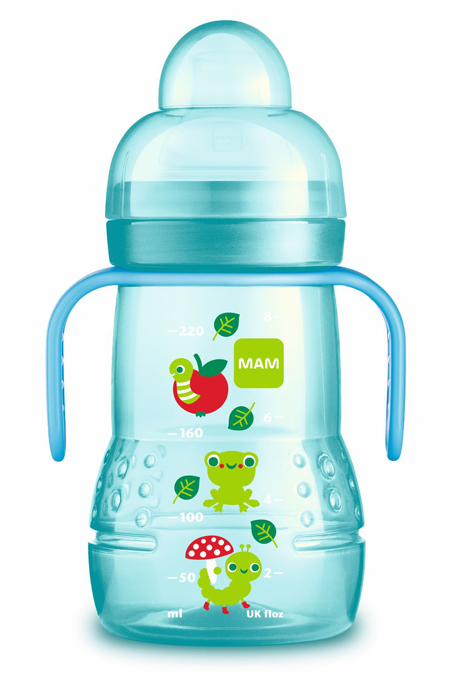 MAM TRAINER 220 ML 4+ BECCUCCIO SOFT SILICONE NEUTRO - Farmapre