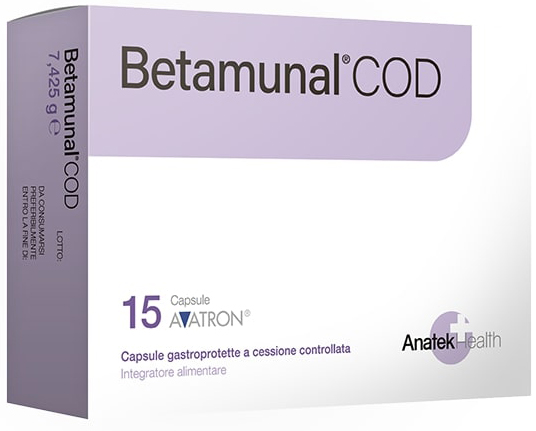 BETAMUNAL COD 15 CAPSULE - Farmapre