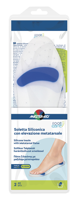SOLETTA SILICONICA MASTER-AID FOOTCARE XL 43-44 METATARSO I7 - Farmapre