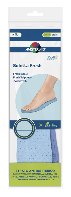 MASTER-AID FOOTCARE SOLETTA FRESH RITAGLIABILE 2 PEZZI I2 - Farmapre