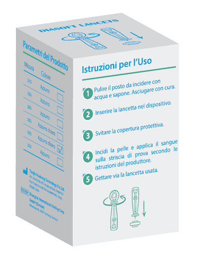 LANCETTE PUNGIDITO DIASOFT LANCET 25 PEZZI - Farmapre