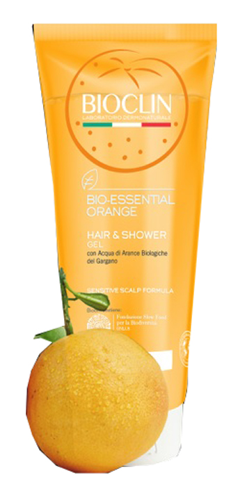 BIOCLIN BIO ESSENTIAL ORANGE HAIR & SHAMPOO 200 ML - Farmapre