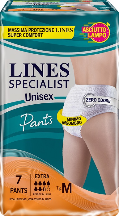 LINES SPECIALIST PANTS UNISEX EXTRA M 7 PEZZI - Farmapre