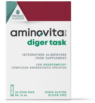 AMINOVITA PLUS DIGER TASK 20 STICK DA 10ML - Farmapre