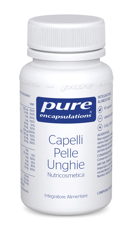 PURE ENCAPSULATIONS CAPELLI PELLE UNGHIE 30 CAPSULE - Farmapre