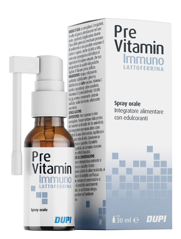 PREVITAMIN IMMUNO LATTOFERRINA 30 ML - Farmapre
