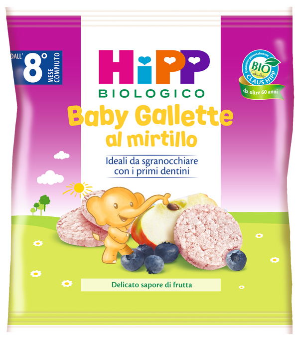 HIPP BABY GALLETTE DI RISO AL MIRTILLO 30 G - Farmapre