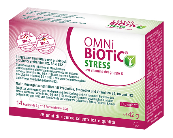 OMNI BIOTIC STRESS VITAMINE GRUPPO B 14 BUSTINE DA 3 G - Farmapre