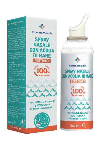 PHARMAMENTIS IPERTONICO SPRAY NASALE 100 ML - Farmapre