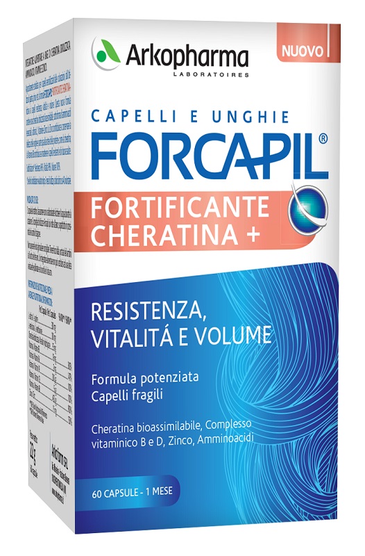 FORCAPIL FORTIFICANTE CHERATINA 60 CAPSULE - Farmapre