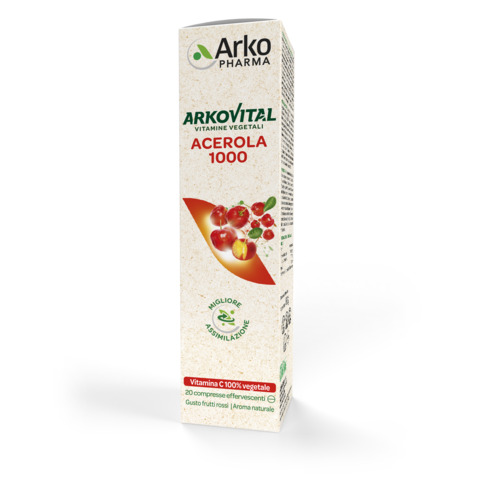 ARKOVITAL ACEROLA 1000 EFFERVESCENTE 20 COMPRESSE - Farmapre