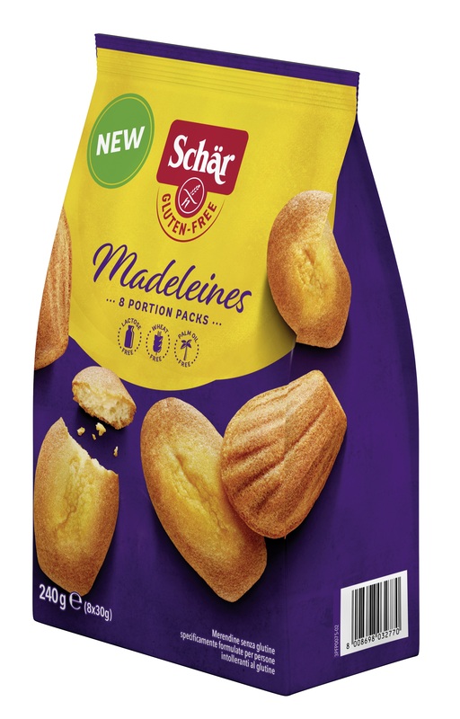 SCHAR MADELEINES SENZA LATTOSIO 8 PORZIONI DA 30 G - Farmapre