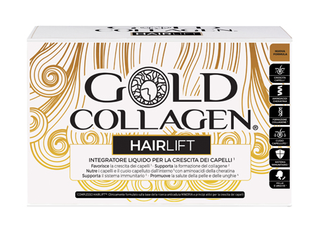 GOLD COLLAGEN HAIRLIFT 10 FLACONI DA 50 ML - Farmapre