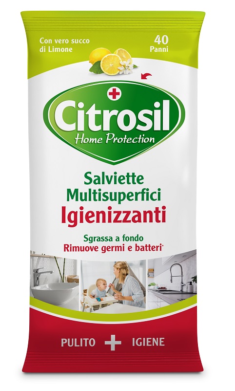CITROSIL SALVIETTE IGIENIZZANTI LIMONE 40 PEZZI - Farmapre