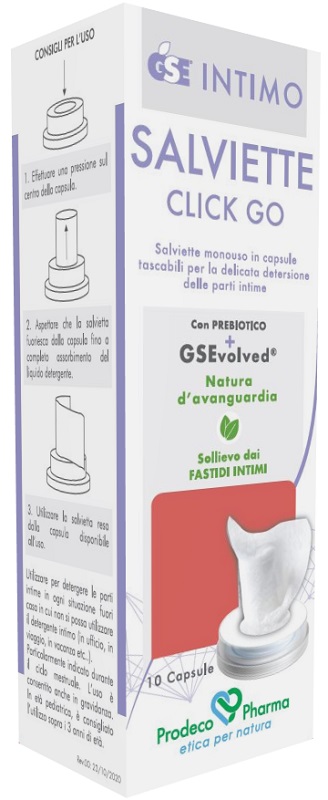 GSE INTIMO SALVIETTE CLICK GO 10 PEZZI - Farmapre