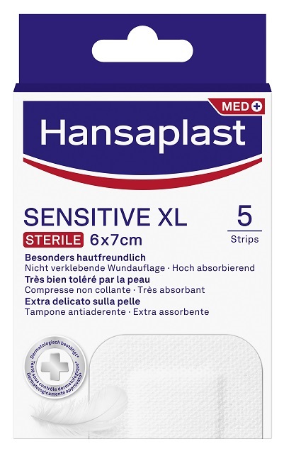 CEROTTO HANSAPLAST SENSITIVE XL 5 PEZZI - Farmapre