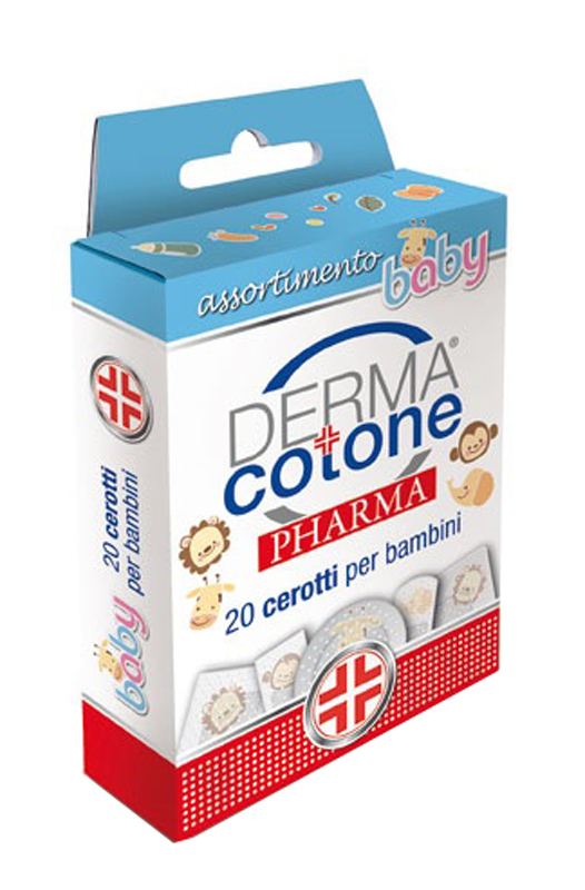 DERMACOTONEPHARMA CEROTTO BAMBINI ASSORTITI 20 PEZZI - Farmapre