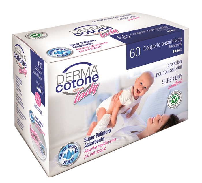 DERMACOTONE COPPETTA ASSORBILATTE 60 PEZZI - Farmapre