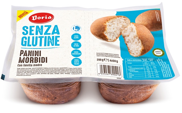 DORIA PANINI MORBIDI 4 PEZZI DA 50 G - Farmapre