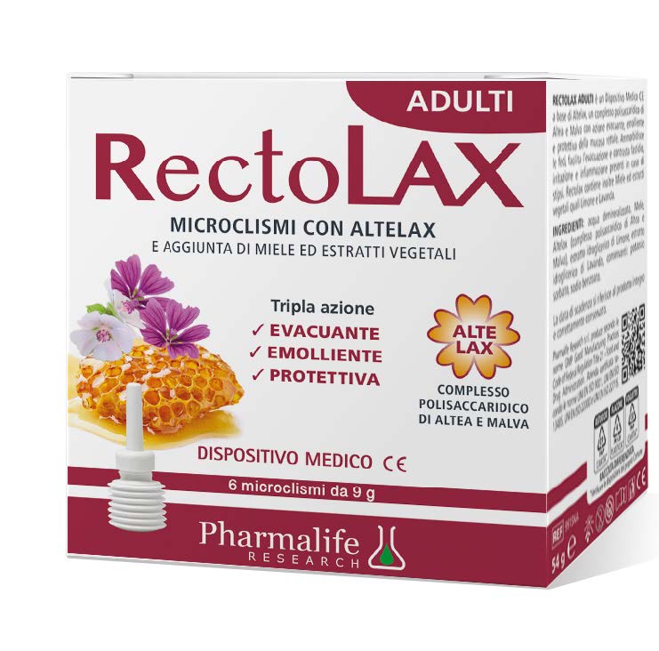 RECTOLAX ADULTI MICROCLISMI 6 PEZZI DA 9 G - Farmapre